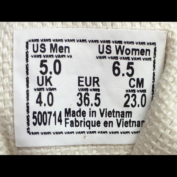 Vans I Love heart My Vans Old Skool Size 6.5 Women - Picture 9 of 10